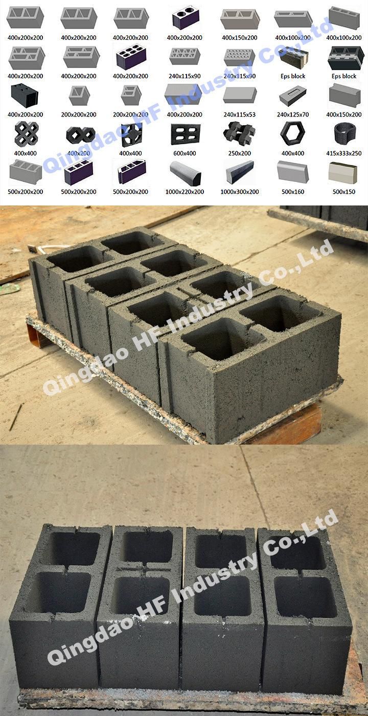 Qt4-40 Manual Hollow Building Block Brick Machine in Philippines Namibia Price