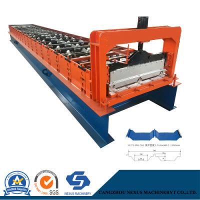 Hidden Type Roof Sheet Roll Forming Machine with Manual Decoiler