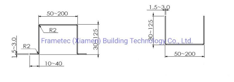 Machine Manufacture Omega Profile Drywall Machine