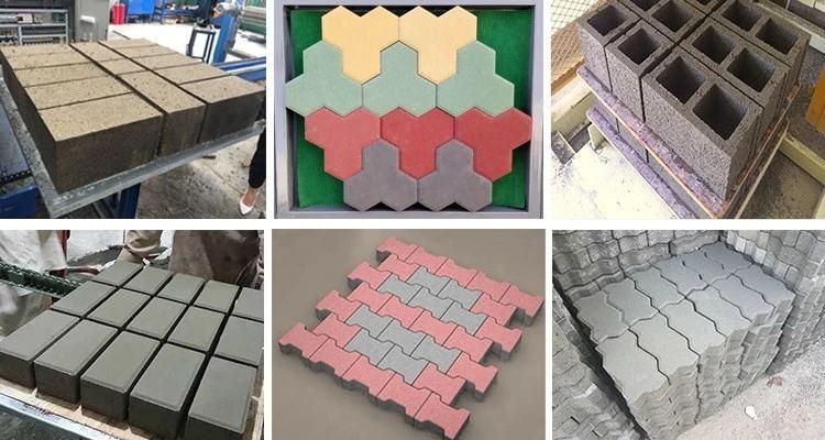 Qt4-20 Automatic Concrete Hollow Paver Block Making Machine in Construction Machinery