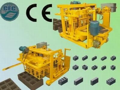 Qt40-3A Small Egg Layer Mobile Concrete Hollow Block Making Machine