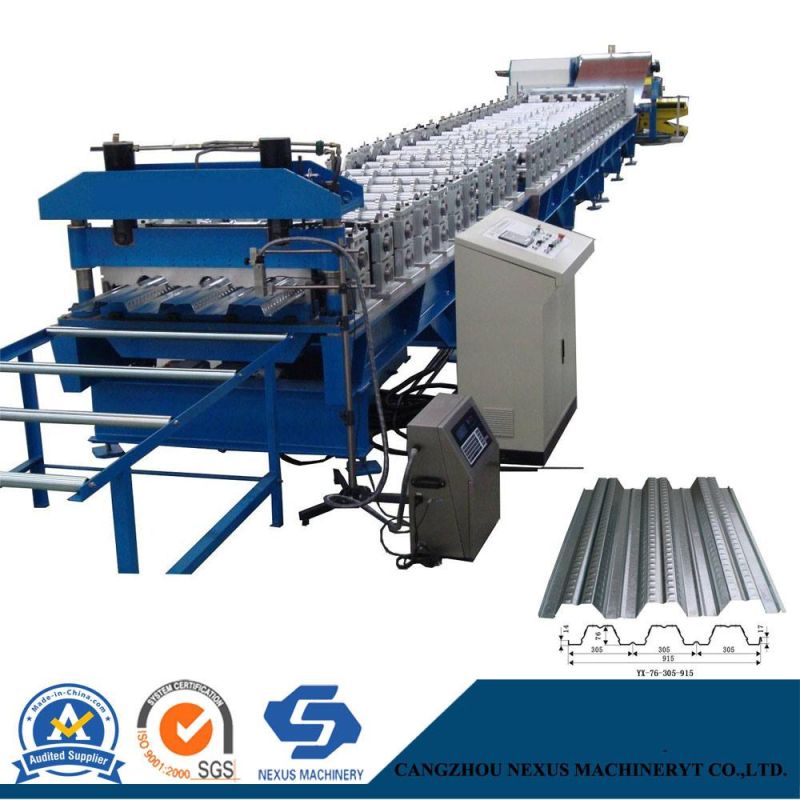Steel Structure Floor Decking Building Material Roll Forming Machinery