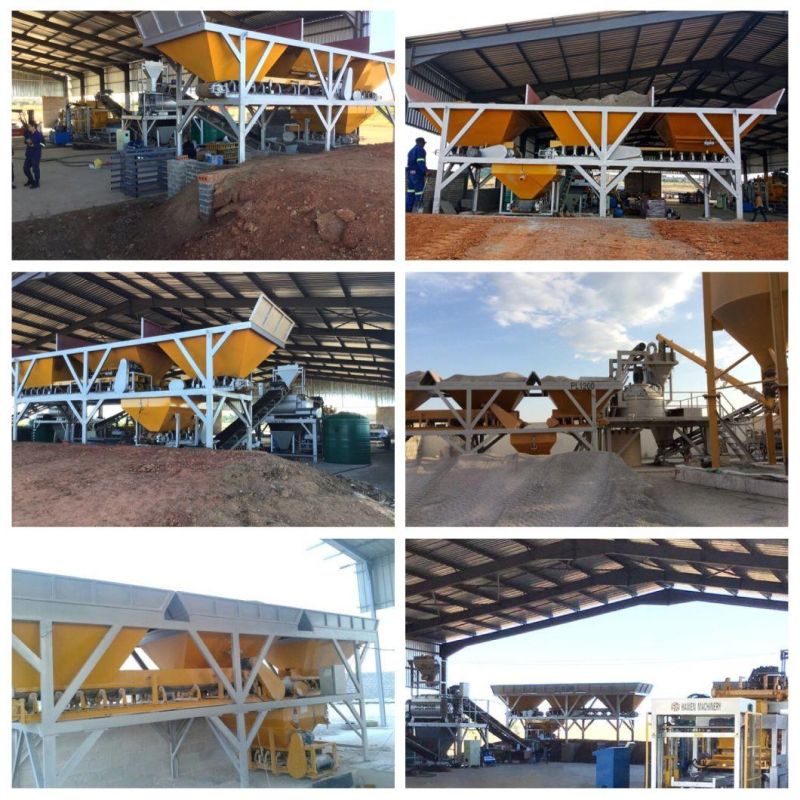 Pl800 Pl1200 Pl1600 Batching Machine for Concrete Block Brick Paver Curbstone Making Plant