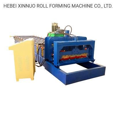840 Glazed Metal Roofing Tile Making Roll Forming
