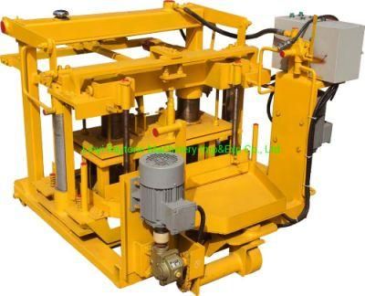 Qt40-3A China Block Moulding Plant Linyi Block Machine Simple Manual Brick Making Machines