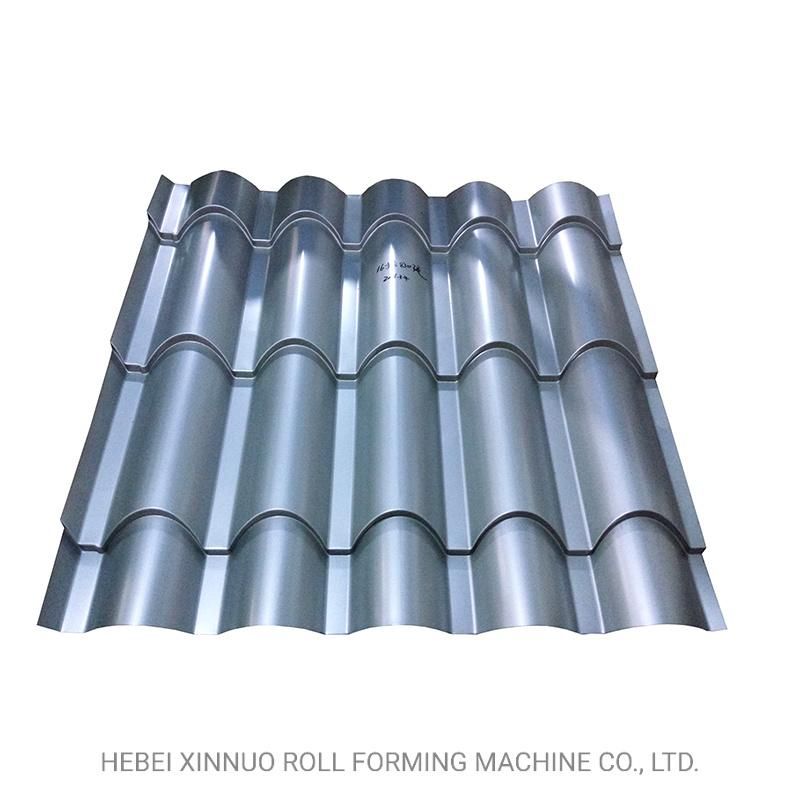 Xn-830 Custom Arc Bias Roofing Sheet Stamping Manufacturing Glazed Tile Roll Forming Machine