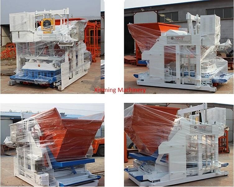 Mobile Automatic Cement Sand Hollow Brick Making Machine for Block Manufacturer