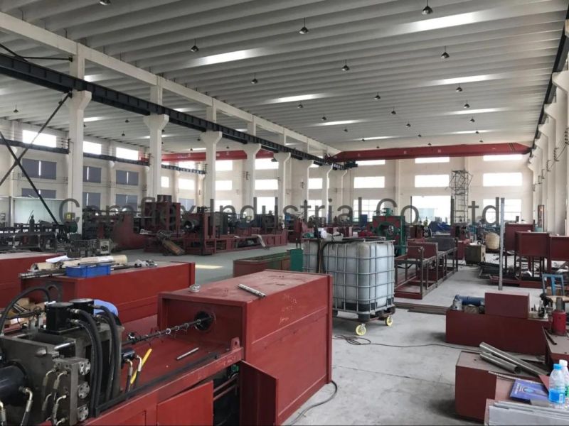 DN50-300 Automatic Hydraulic Steel Corrugated Flexible Metal Pipe Hose Making Machine