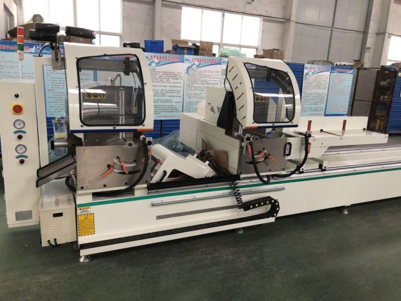 Hot Sale Factory Made Aluminium Window Door Making Double Head Cutting Saw Machine