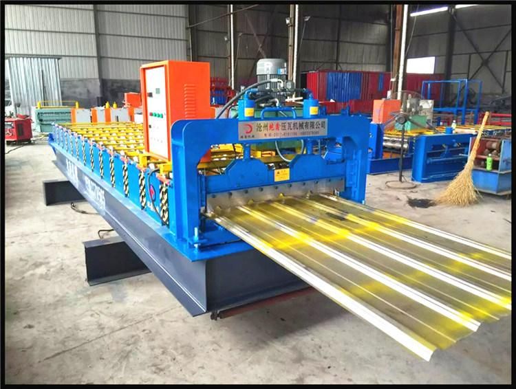 Automatic Panel Roof Wall Cold Roll Forming Making Machine Rib Trapezoidal Corrugated Metal Steel Sales
