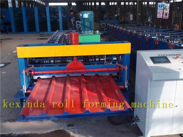 1000 Horizontal Pbr Panel Roll Forming Machine Parking Tiles Making Machinery Manually