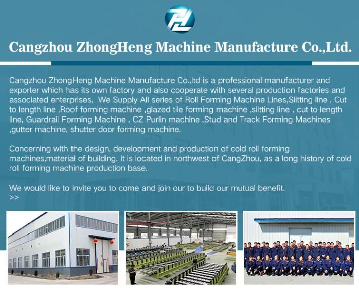Aluminium Long Span Roofing Sheets Corrugated Roofing Forming Machine