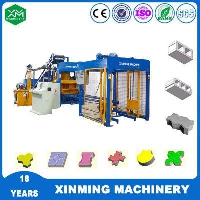 Qt4-20 Second Hand Paver Block Machine Cement Hollow Brick Road Edge Stone Block Making Machine Price List