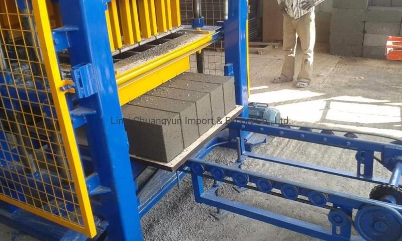 Qt4-20 Easy Operated Automatic Concrete Hollow Block Machine with Hydraulic System in Malawi