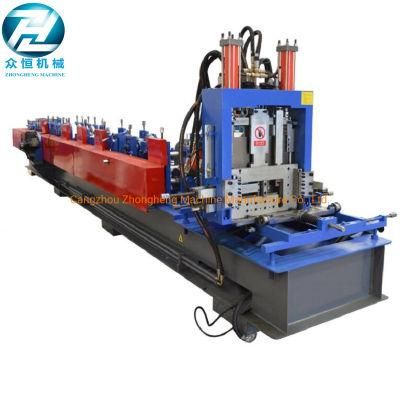 1-3mm Thickness Quick Size Change Building Material Machinery CZ Purlin Roll Forming Machine