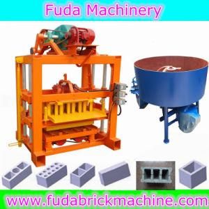 Small Manual Vibrated Brick Block Making Machine Qtj4-40