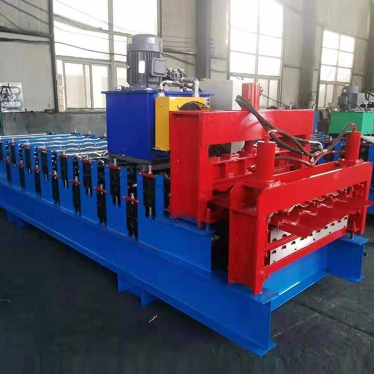 Glazed Roof Tile Double Layer Roof Sheet Roll Forming Machine