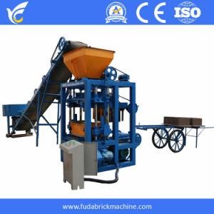 Qt4-24 Semi Automatic Concrete Hollow Block Production Line, Brick Machine