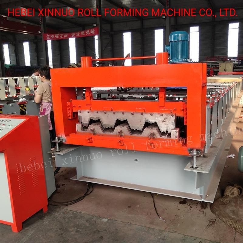 720 Floor Decking Roofing Sheet Panel Making Cold Rolling Forming Machine