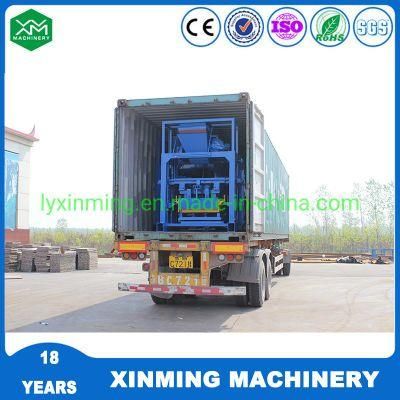 Xinming Qt40-1 Block Making Machine with Concrete Mixer Block Making