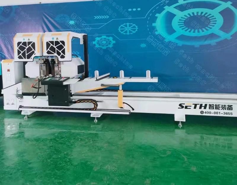 Made in China Aluminum Profile CNC Precision Cutting Saw Double Head Type