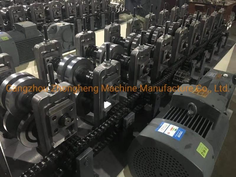 Metal Palisade Panel Roll Forming Machine High Speed Roll Forming Machine