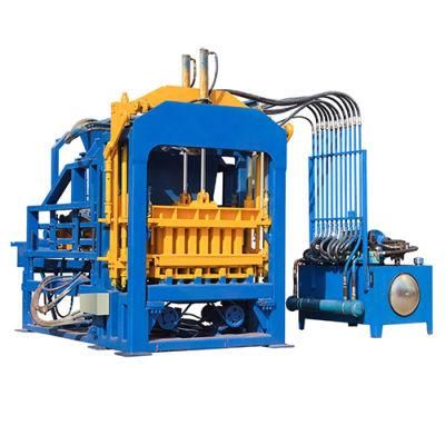 Full Automatic Qt4-15 Hydraulic Hollow Block Making Machine Construction Machinery for Brick Production Line