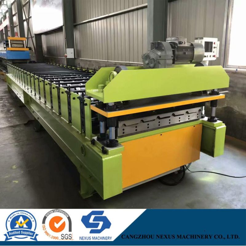 5 Ribs Steel Roof Panel Roll Forming Machine/Canton Fair Metal Forming Machine