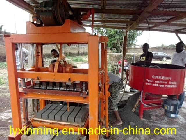 Concrete Cement Brick Machine Brick Mould Qtj4-40/ Cement Sand Interlocking Paver Block Machinery