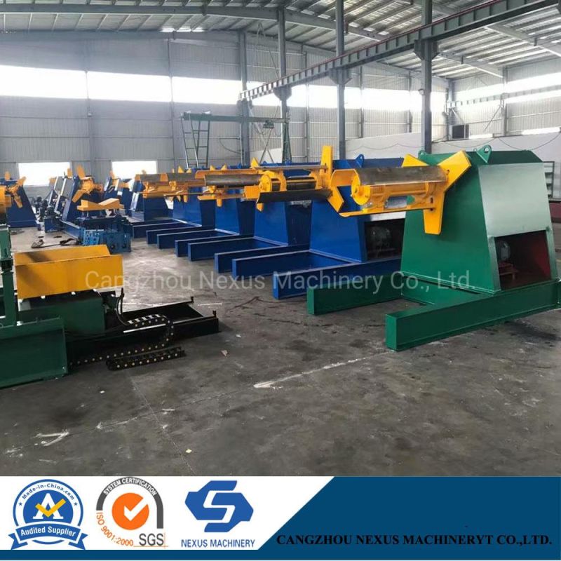 Motorized Unwind Shaft Sheet Metal Coil Steel Strip Mandrel Uncoiler Manual Decoiler for Press Machine