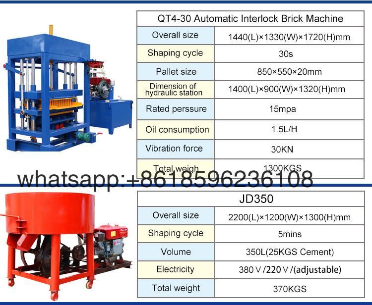 Qt4-30 Building Block Machine