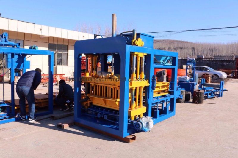 Qt4-18 Hydraulic Concrete Block Making Machine Hollow Block Moulding Machine Brick Plant