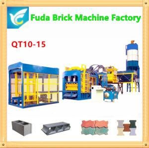 Qt8-15 Big Product Capacity Multifunctional Colored Paver Block Making Machine
