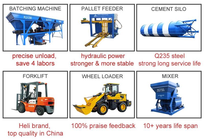 Qingdao Hf Fully-Automatic Block Making Machine Heavy Machinery Brick Production Line