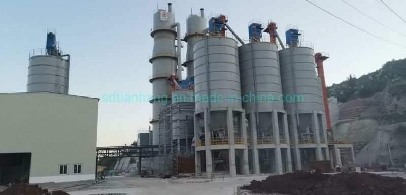 Hot Selling High Efficiency Quick Lime Light Calcium Carbonate Cement Shaft Kiln