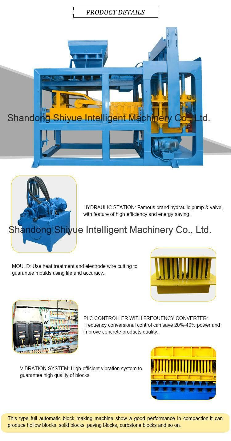 Qt6-15 Automatic Concrete Block Making Machine/Hollow Block Machine for Sale