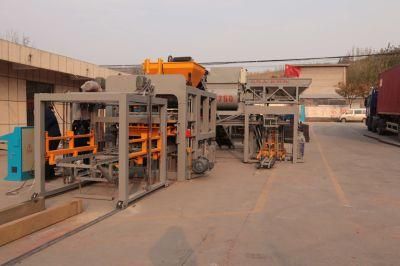Qt10-15 Full Automatic Hollow Solid Paving Brick Forming Machine
