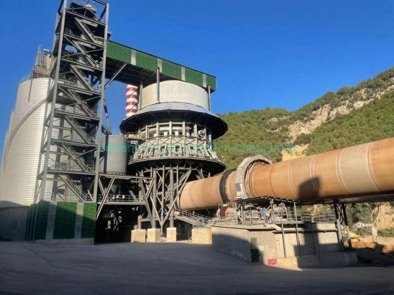 Powder Production Line Portland Cement Industry Machine Limestone Calcination Active Lime Rotary Kiln