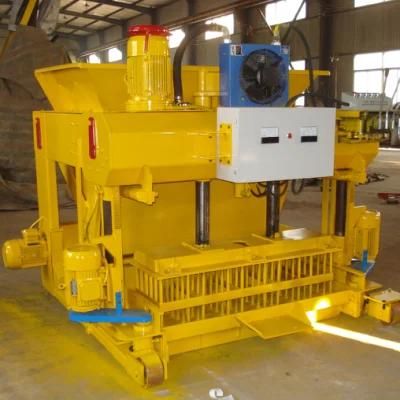 6A Mobile Semi-Automatic 400*200*200/6en Cement Concrete Hollow Block Making Machine