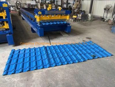 Aluminum Metra Step Tile Metcoppo Corrugated Roof Sheet Roll Forming Machine for Nigeria