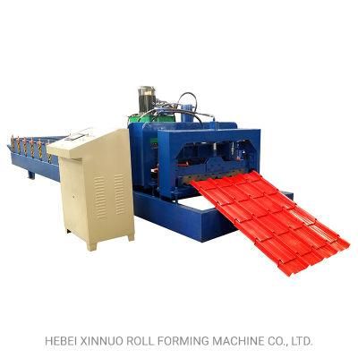 Glazed Tile Aluminium Roofing Sheet Cold Roll Forming Machine Roll Former Steel Trapezoidal Machine