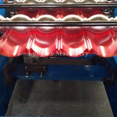 Roof Panel Glazed Tile Cold Roll Forming Machine
