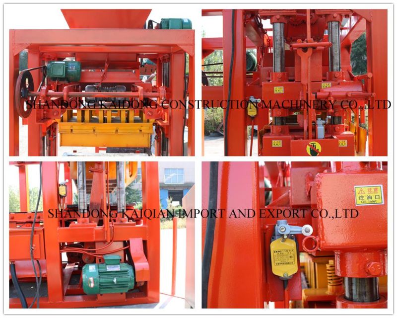 Factory Sale Semi-Automatic Cement Concrete Hollow Brick Block Making Machine Price