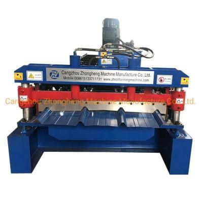 PV4 PV6 Tr4 Aluzinc Roof Sheet Roll Forming Machine for Peru