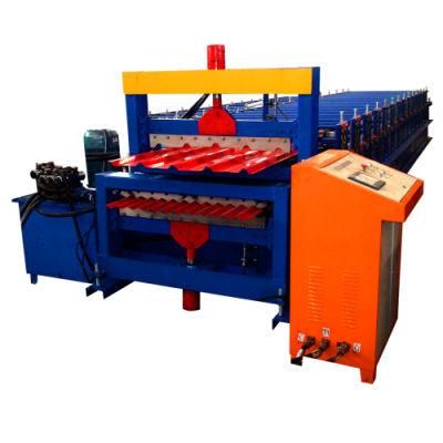 Double Deck Roll Forming Machines Tile Making Machinery