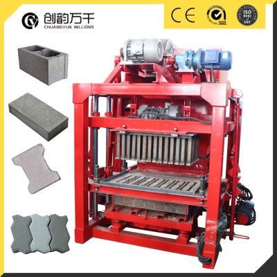 4-25 Small Production Machinery Automatic Cement Block Making Machine Concrete Block Machine for Small Investment