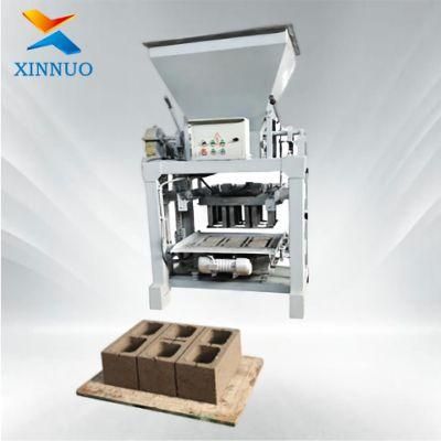 ISO Approved Semiautomatic Xinnuo Solid Packaging 0.8X0.6X1.7m Botou City, Hebei Province, China Construction Machine Block