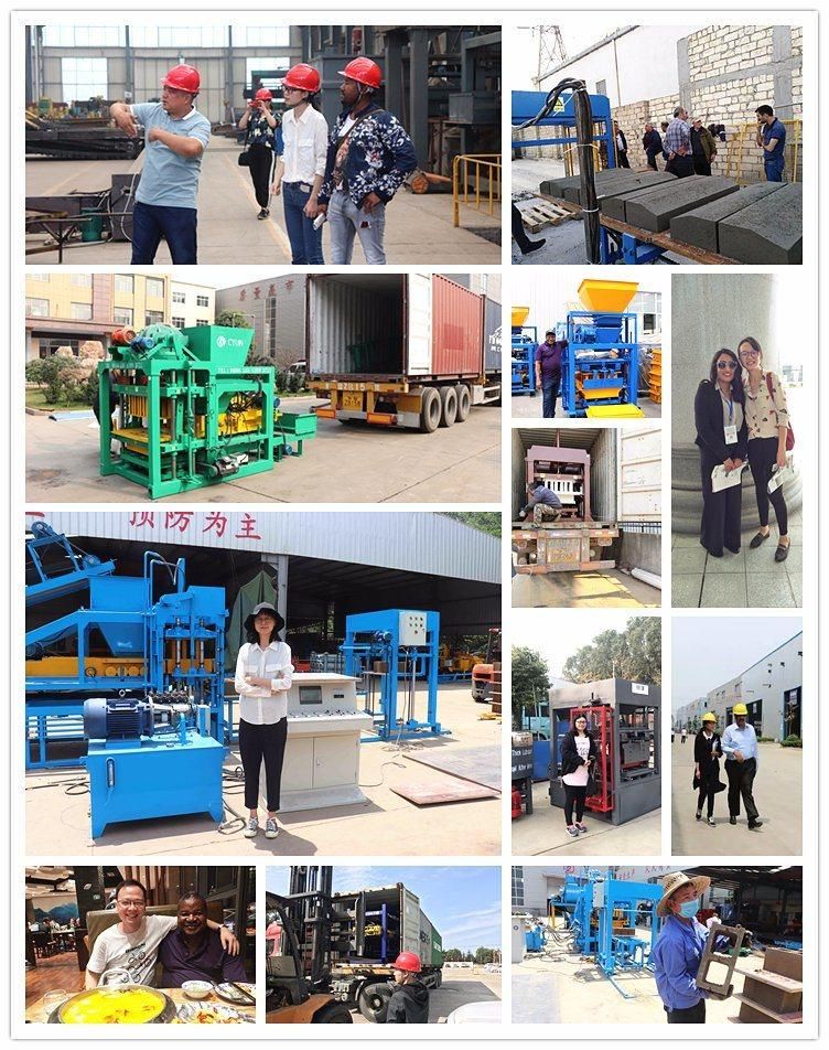 Qt4-15s Full Automatic Hydraulic Brick Machine Production with High Density and Strength