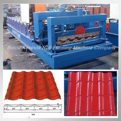 Steel Sheet Roof Tile Leveling System Cold Roll Forming Machine