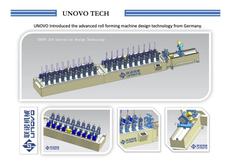 Automatic Metal Storage Racking Roller Forming Machine Unovo